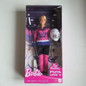 Barbie PWHL TH Hockey Doll, Blonde NEW